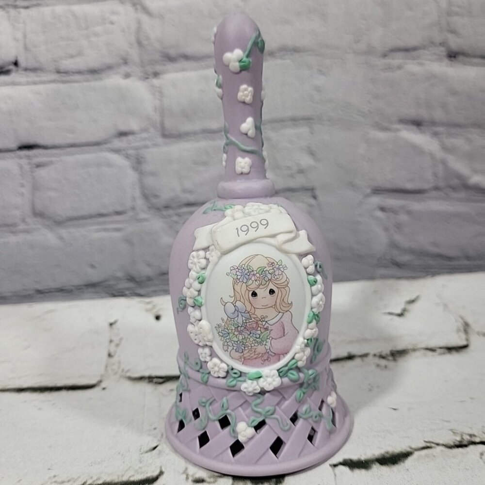 Vintage 1999 Precious Moments Bell Kindness Grows Within Us All Lattice Enesco